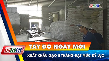 Xuất khẩu gạo 8 tháng đạt mức kỷ lục| Cần Thơ TV