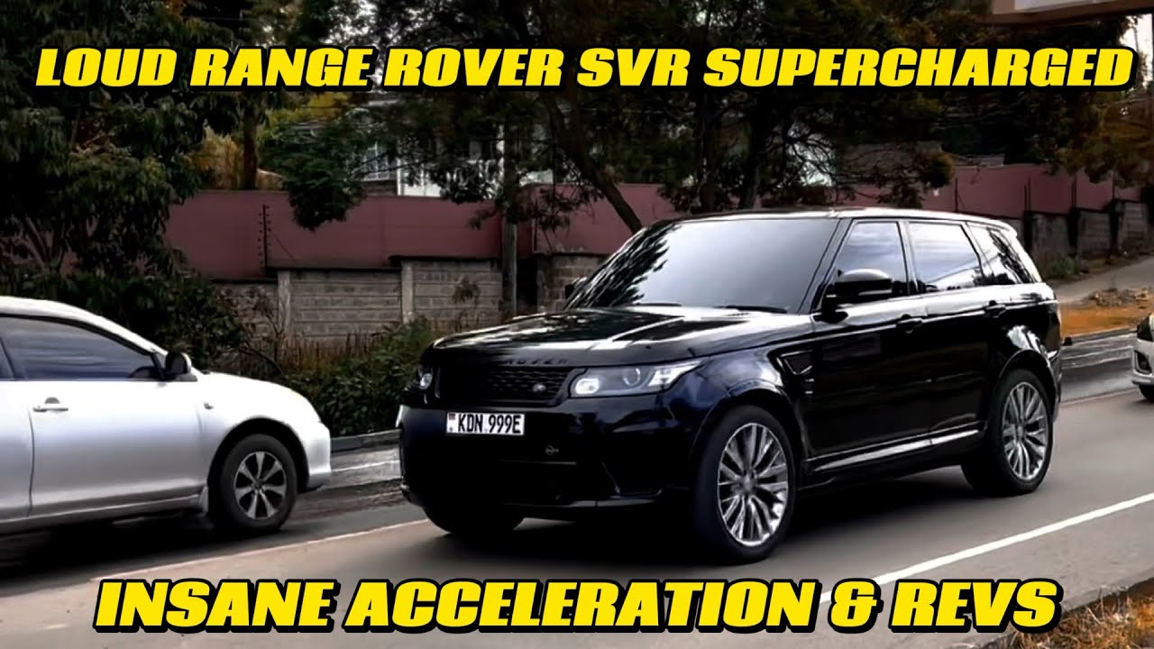 LOUD STRAIGHT PIPED RANGE ROVERS - REVS AND ACCELERATIONS. SVR ...