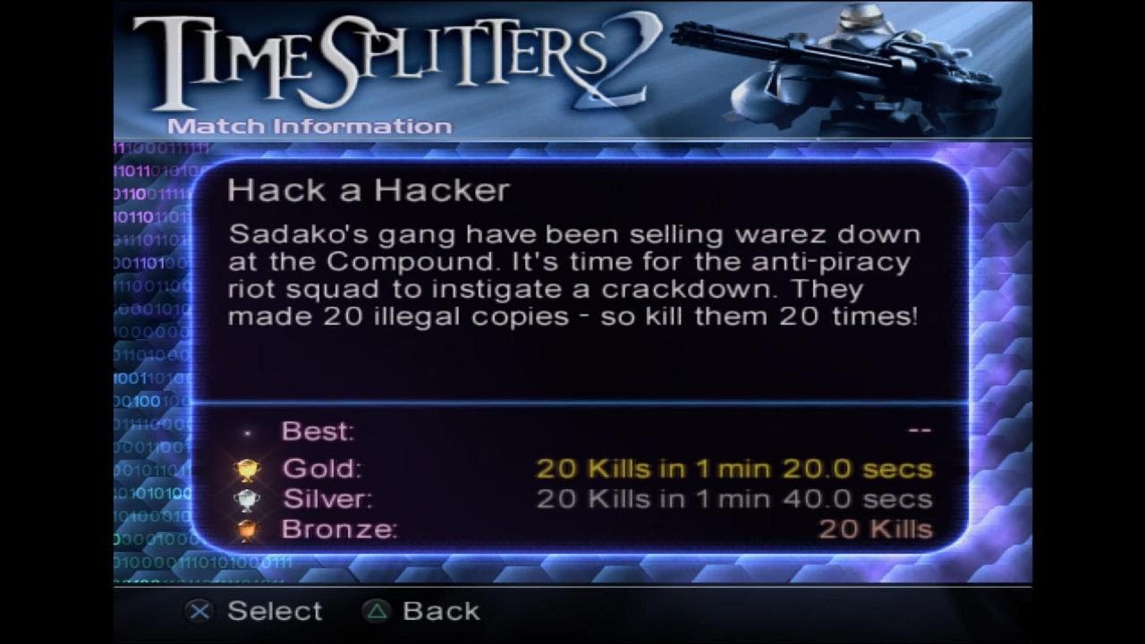 Timesplitters Hacking Hack a Hacker - TimeSplitters 2 - YouTube