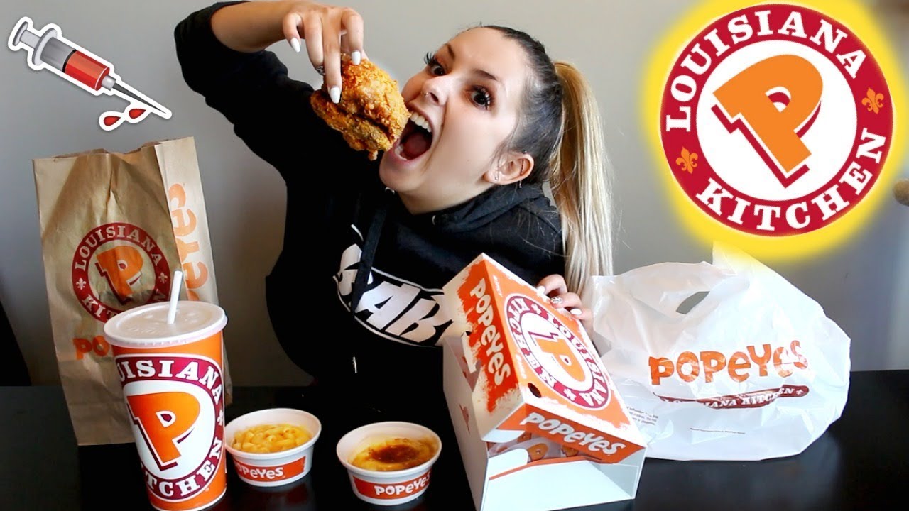Plastic Surgery & Popeyes Chicken EATING SHOW.