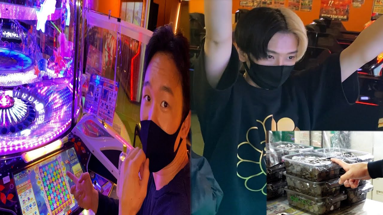 【1万2000枚】ヒカルチームとゲームセンターでメダルゲーム対決してみた