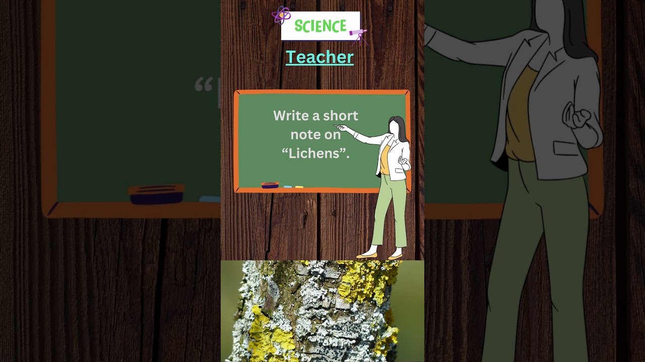 Short note on Lichens | Define Lichens | Class 7 | Nutrition in Plants | NCERT #shorts