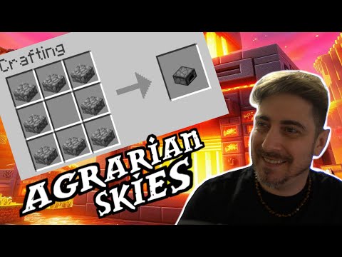 SLAB FURNACE, A MINI FURNACE TO SAVE COBBLESTONE - Agrarian Skies ITA #04