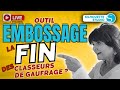 Embossage avec silhouette studio  adieu les classeurs de gaufrage silhouettefrance