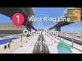 Largest Minecraft Subway System | Nazca Railway: Line 1 Outer Ring