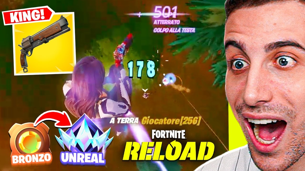 Il KING della MAMMUT è TORNATO! Scaliamo in RANKED RELOAD! Fortnite ITA