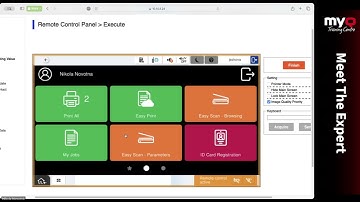 Meet the Expert Discover MyQ X Embedded Terminal v10.2 Personalize Your Experience