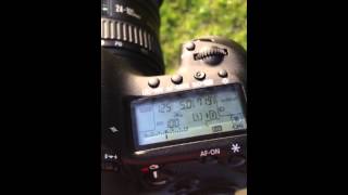 Canon 5D Mark III Light Leak Test with lens