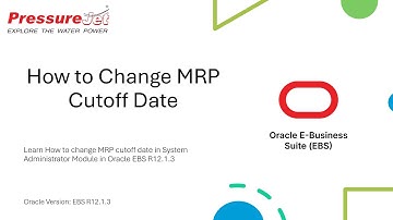 How to Change MRP Cut-off Date | Oracle EBS R12