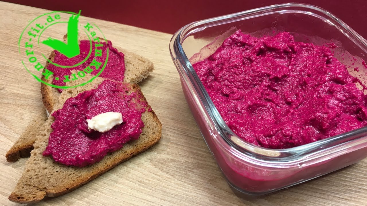 ROTE BEETE DIP MIT MEERRETTICH I Veganer Brotaufstrich I Karin Knorr ...