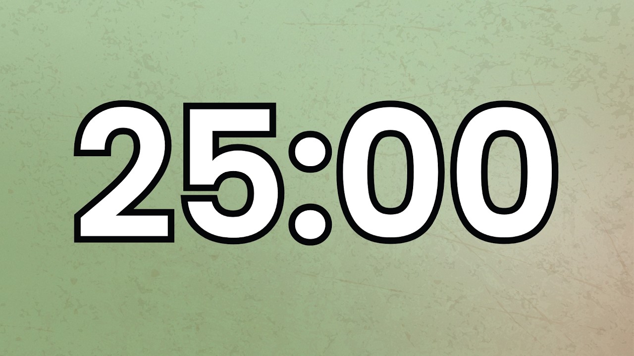 25 Minute Countdown Timer | Earth 🌿 - YouTube