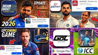 😱 2026 Upcoming Cricket Game: 🔥 E Cricket, WCC4 🥹 ICC Cricket 2026, Dream Cricket 26, GOC Official  screenshot 1
