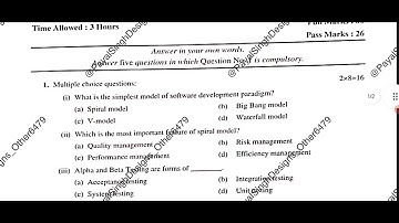 Jharkhand Diploma 6th Semester Software Engineering & Tools | PYQ | 2023 | #questionpaper