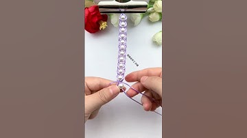 Bead threading tutorial, you will learn it after watching it, rope braiding skills sharing, hand