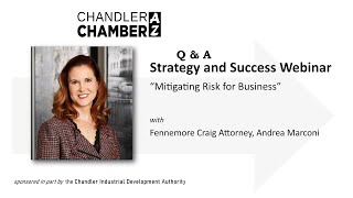 Celebrity Q & A Webinar "Mitigating Risk" with Fennemore Craig Attorney, Andrea Marconi Wealth