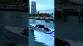 Van Dutch 40 At Miami Beach Haulover Inlet Miami River Drone