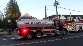 Mendham Twp NJ FD At Chester NJ FD Wetdown