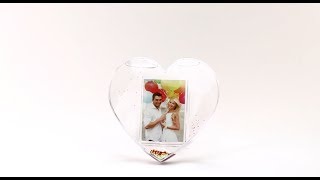 Heart Photo Snow Globe
