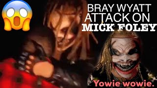 Bray Wyatt The Fiend Attacks Mick Foley At Wwe Raw Reunion rawreunion