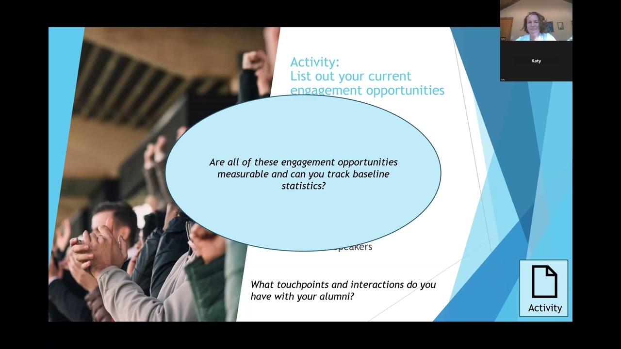 Alumni Engagement Pyramid Webinar