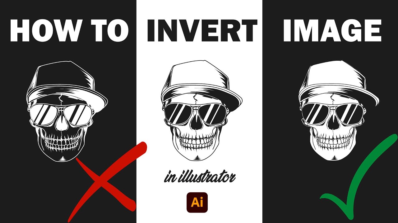 How to Invert Colors in Illustrator (on Vectors and Images) - imagy