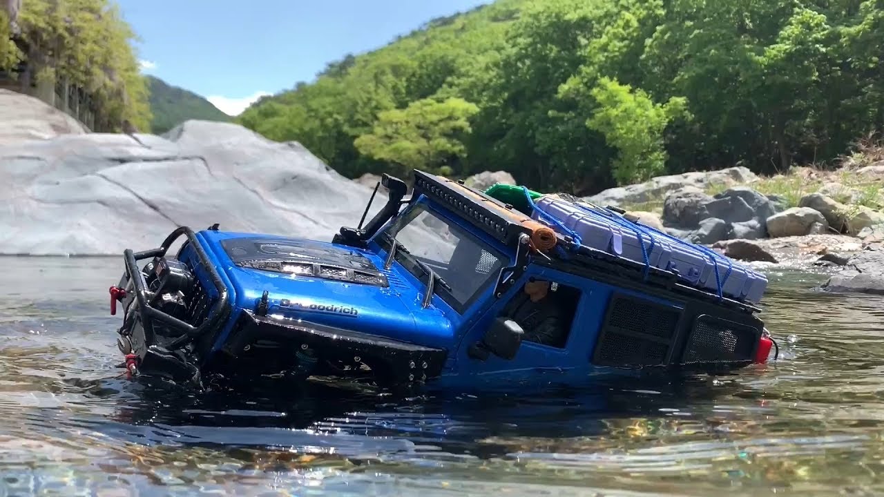 RC : Jeep Wrangler Rubicon JK Rock Trail.(SCX10 II Clone) #14.