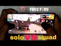 solo vs squad 💪 Handcam 99% Headshot Rate ⚡ in 2Finger Gamer setting
