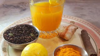 Turmeric Ginger Tea | Immune Boosting Tea Recipe | Best Tea For Cold Cough | Immune Boosting Recipe