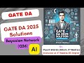QGATE DA 2025 Solutions | AI | Bayesian Network | GATE Data science PYQ  #gateda #gatecse