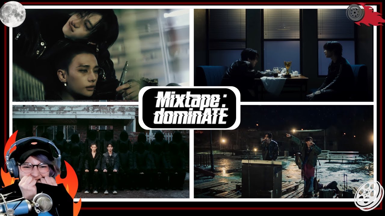 REACTION to all [Stray Kids] DominATE MVS (Burnin' Tires, Truman, Escape, Cinema)