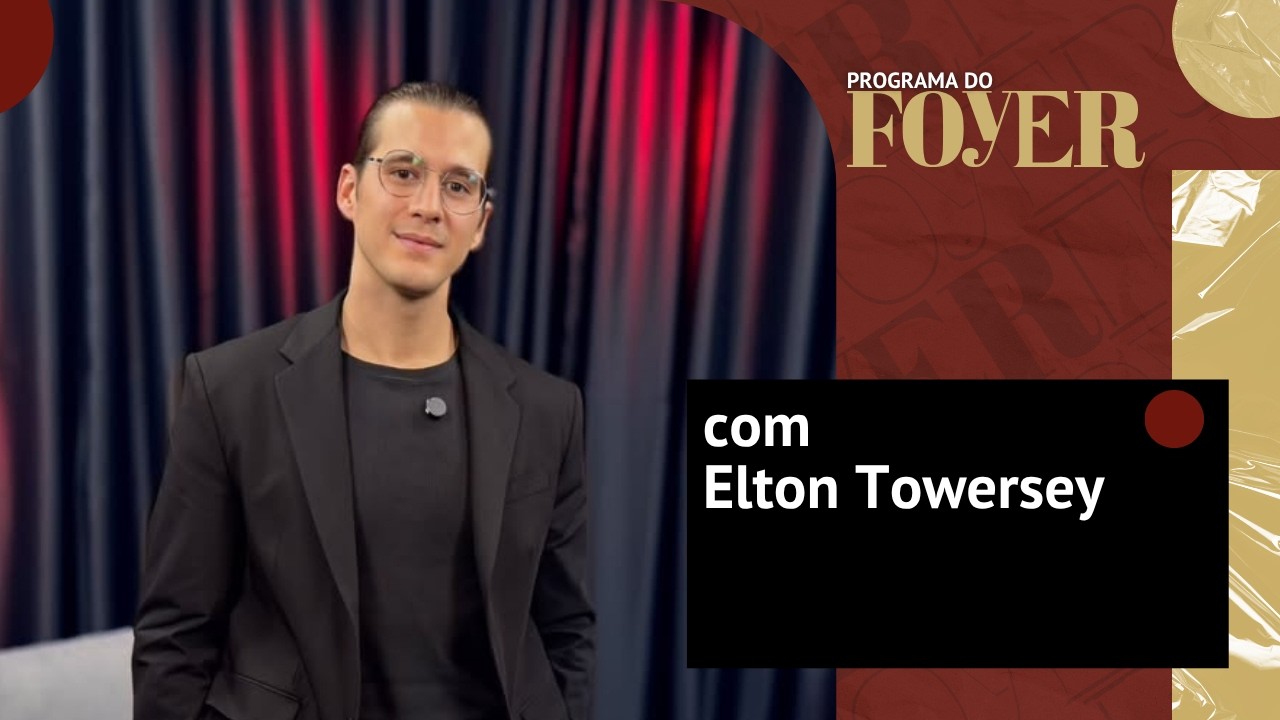 Com Elton Towersey - Tom Jobim O Musical - Programa do Foyer