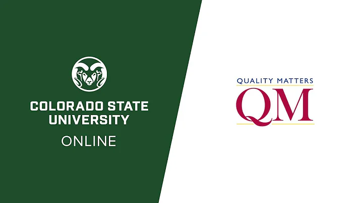 Quality Matters at Colorado State University Online