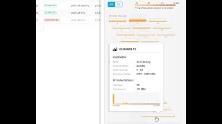 WiFi Spectrum Analysis "RF Environment" scan example from a Ubiquiti UAP-AC-PRO UniFi access point. screenshot 4
