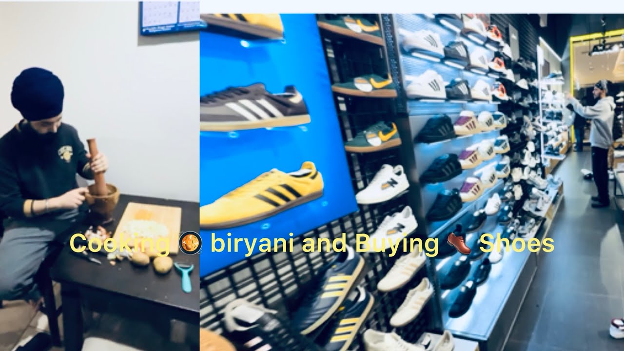 Cooking biryani and Buying shoes From Brampton city centre Canada 🇨🇦 