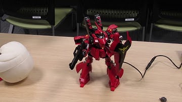1/144HGサザビーにサーボ仕込んで動くロボットに