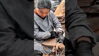 Clay Pottery Shaping Work Tool Using Manual Cutting Knife #worktool