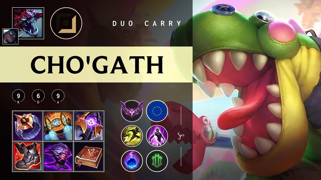 Cho'Gath Carry vs Yasuo - EUW Master Patch 25.24