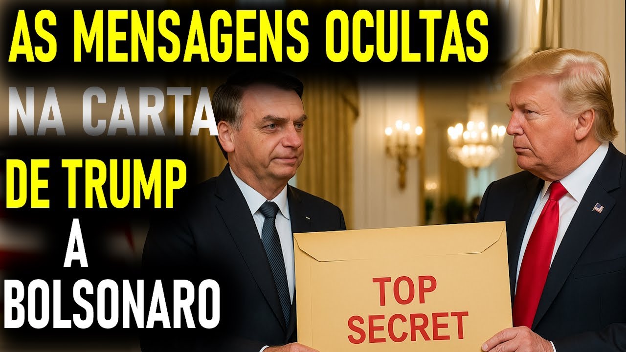 Trump Manda Mensagens OCULTAS para Bolsonaro