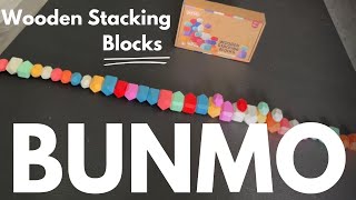 BUNMO wooden stacking blocks! Toddler MOM REVIEW!