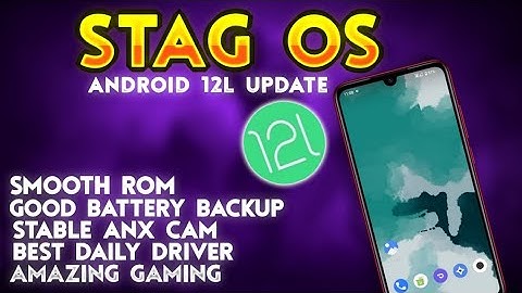 STAG OS For Redmi Note 7 Pro | Stag OS Android 12L Update | Smoothness with Performance & Gaming