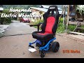 Homemade Electric Wheelchair !! Control by Jumper T16, MDDS30...
