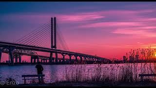 Champlain Bridge in Montreal Drone+Timelaps