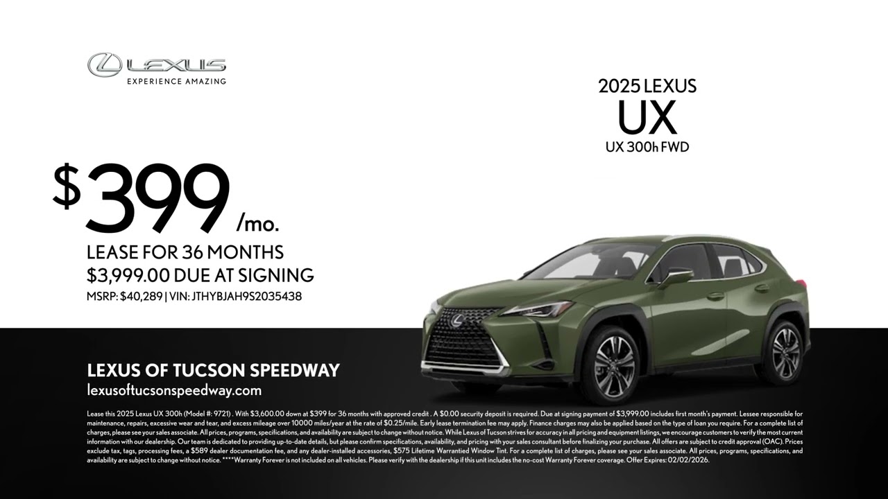 Lexus 01/14/2026 6761726
