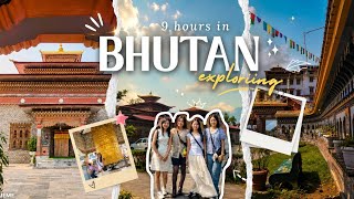 🇧🇹 We Spent Only 9 Hours in Bhutan… | My First International Trip 🚙🫠|