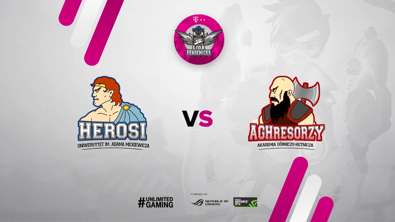 Overwatch najlepsze zagrania - Herosi [UAM] vs AGHresorzy [AGH] gaming logo