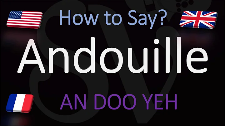 How to Pronounce Andouille? (CORRECTLY) French Cajun Sausage