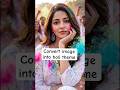 Turn Any Photo into Holi Festival Scene 🎨 | AI Prompt #holi #ytshorts