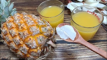 Dứa nướng phèn chua - Bài thuốc dân gian trị sỏi thận | medisin mot nyrestein | ananas | alun
