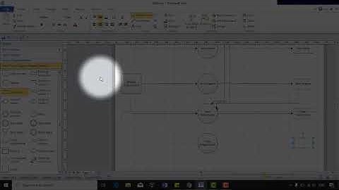 Membuat Data Flow Diagram Level 1 dengan Visio 2010 ( Lanjutan dari Data Flow Diagram Level 0 )