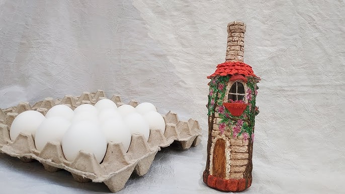 A Fairy House Made from an Old Bottle - Simple Practical Beautiful